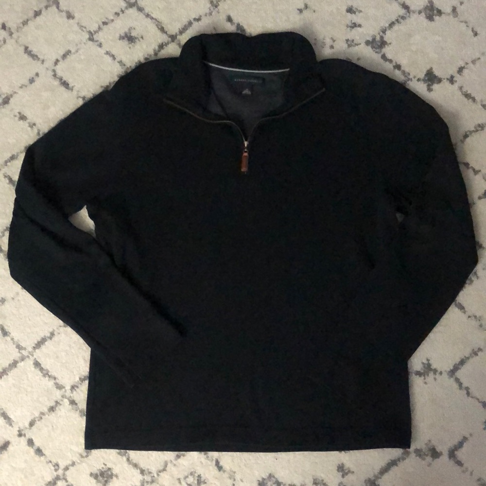 Banana Republic Men’s 1/4 Zip Black